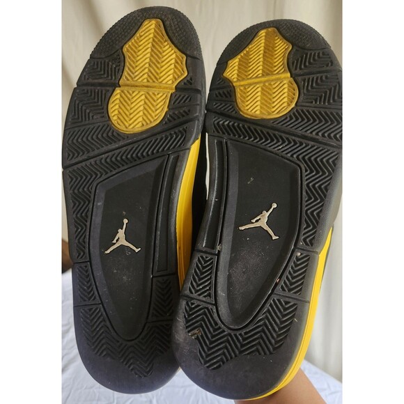 Jordan Air Jordan 4 Retro LS Thunder Black Yellow Men\'s Sneaker 308497-008 main image 16